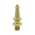 Deltana DSST3 Steeple Cabinet Finial Polished Brass, 10PK DSST3-XCP10